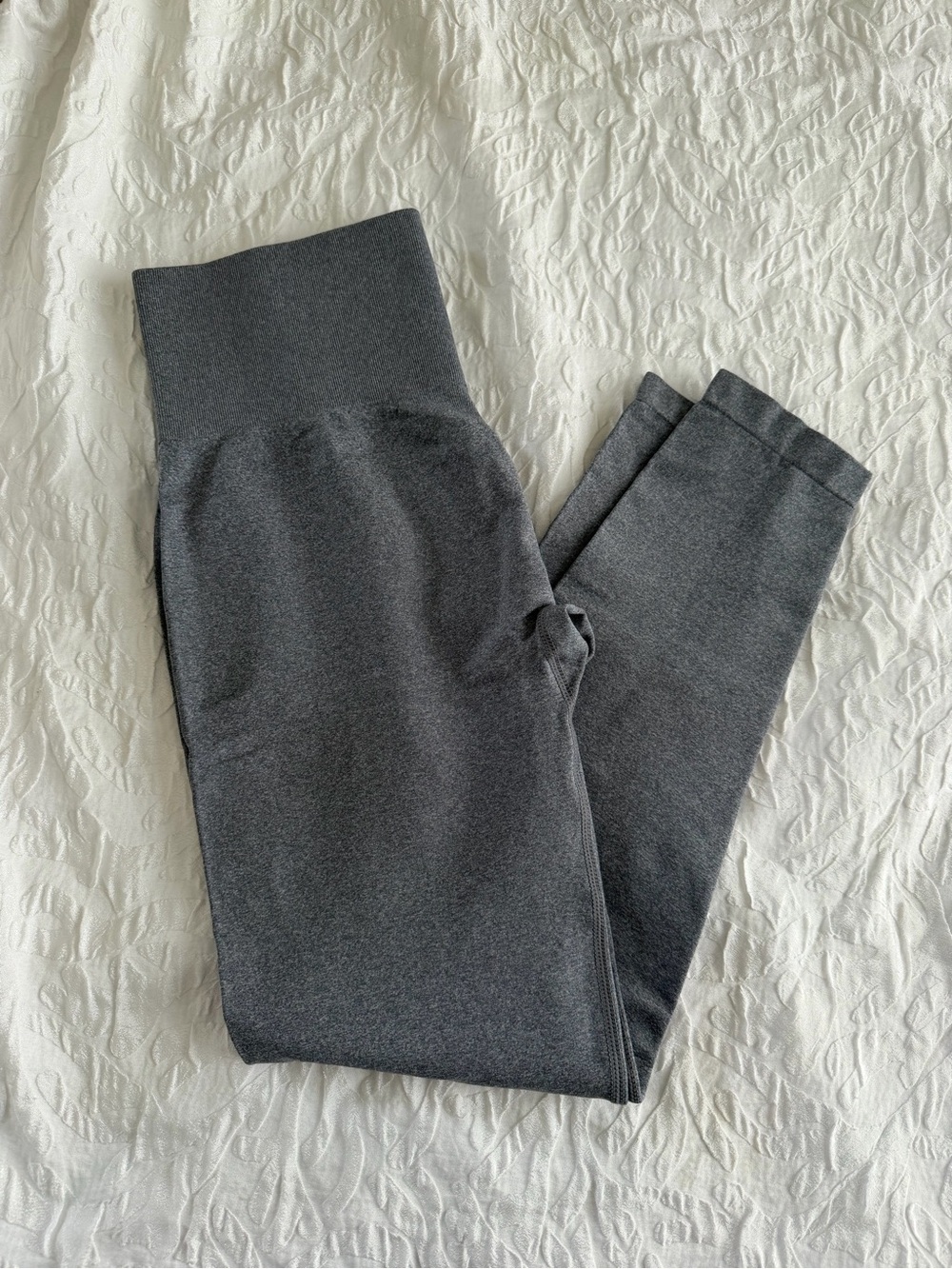 High Waisted Dark Gray Leggings